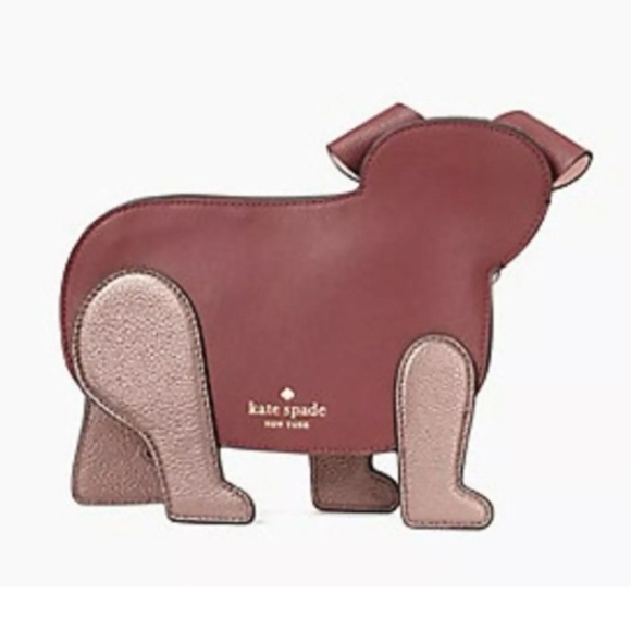 AUTHENTIC KATE SPADE DOG FLORAL NOVELTY CROSSBODY BAG - Picture 6 of 10